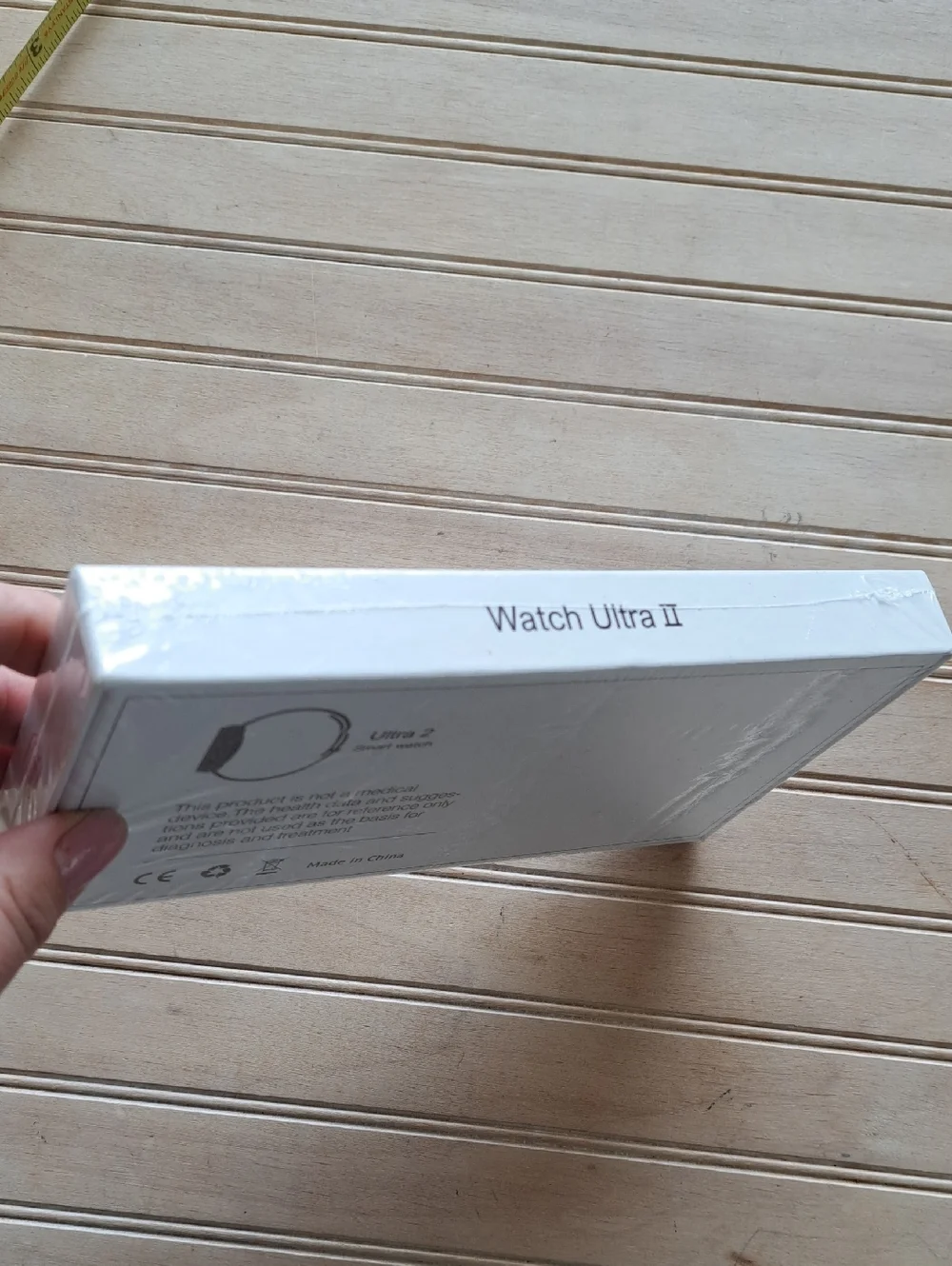 New Ultra II Smart Watch Orange Sport Band Sealed in Box Stylish Fitness Sporty